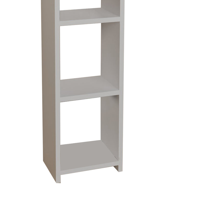 Barzine pakoworld melamine bookcase in white shade 27.6x19.5x150cm