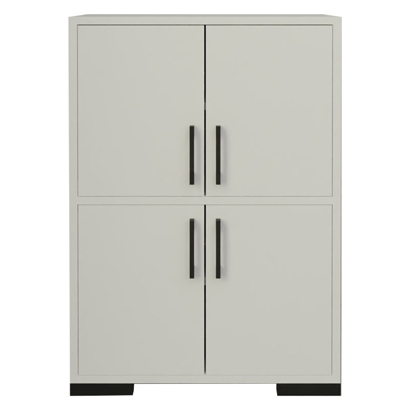 Jenny pakoworld melamine cabinet in white shade and black metal leg 60x35x90cm