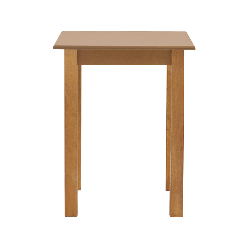 Table Zolenio pakoworld solid beech wood with mdf top polish walnut 60x60x76cm