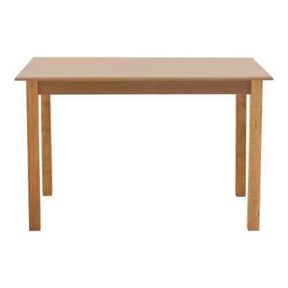 Table Zolenio pakoworld solid beech wood with mdf top polish walnut 120x80x76cm