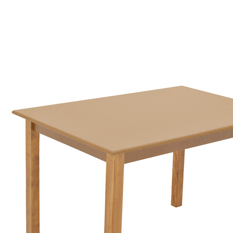 Table Zolenio pakoworld solid beech wood with mdf top polish walnut 120x80x76cm