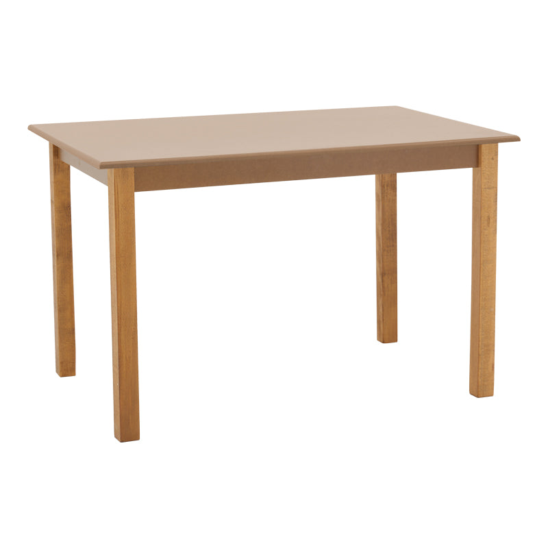 Table Zolenio pakoworld solid beech wood with mdf top polish walnut 120x80x76cm