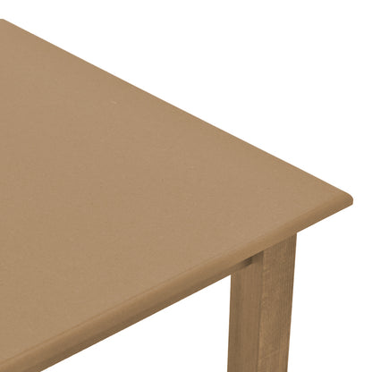 Table Zolenio pakoworld solid beech wood with mdf top polish walnut 80x80x76cm