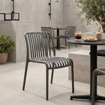 Zoi pp chair in anthracite shade 42x58x79cm