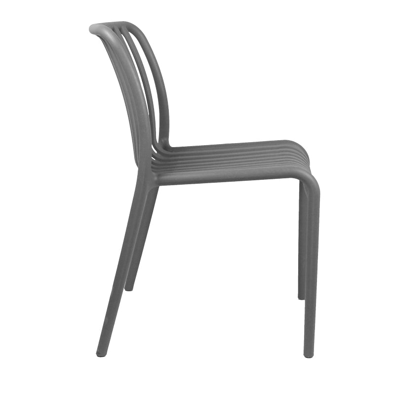 Zoi pakoworld pp chair in anthracite shade 42x58x79cm