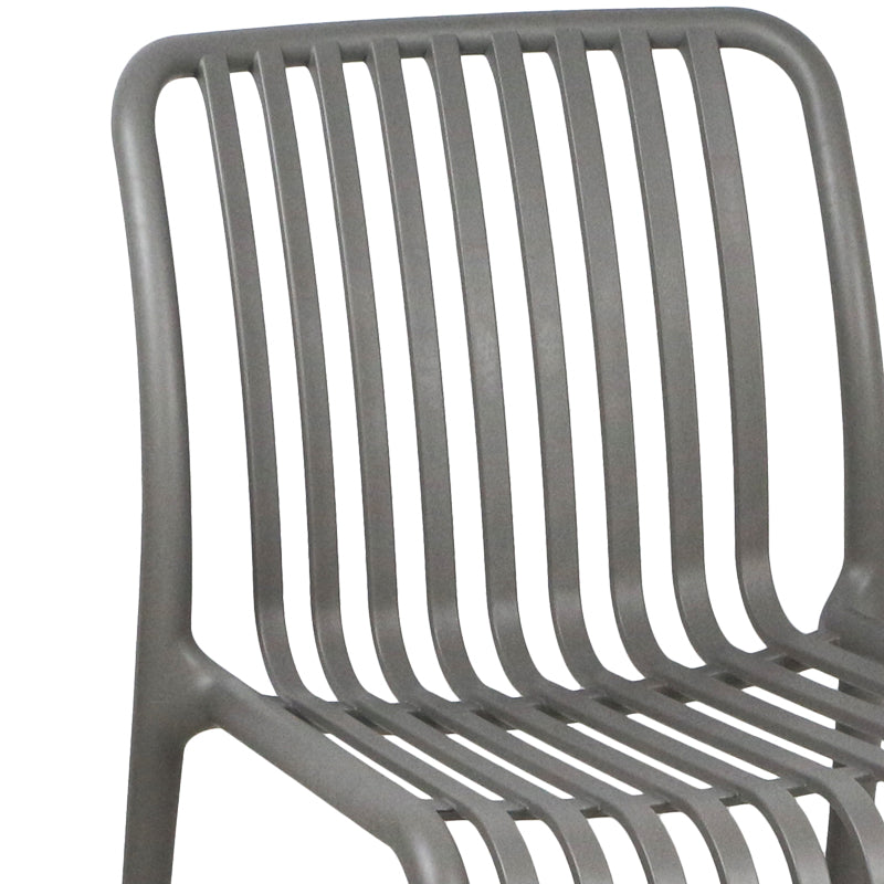 Zoi pakoworld pp chair in anthracite shade 42x58x79cm