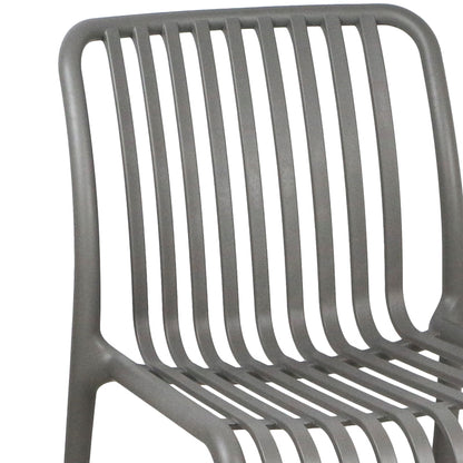 Zoi pakoworld pp chair in anthracite shade 42x58x79cm
