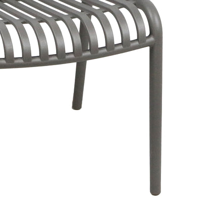 Zoi pakoworld pp chair in anthracite shade 42x58x79cm