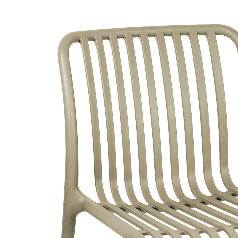 Zoi pp chair in cappuccino shade 42x58x79cm