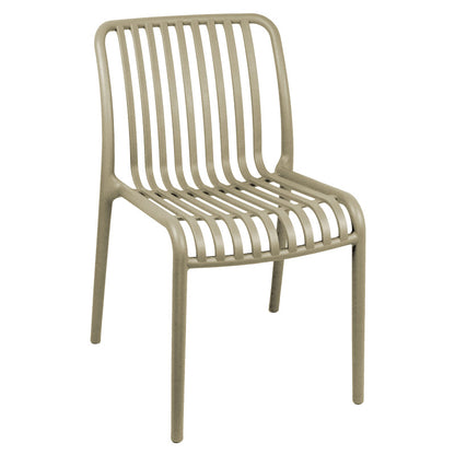 Zoi pp chair in cappuccino shade 42x58x79cm