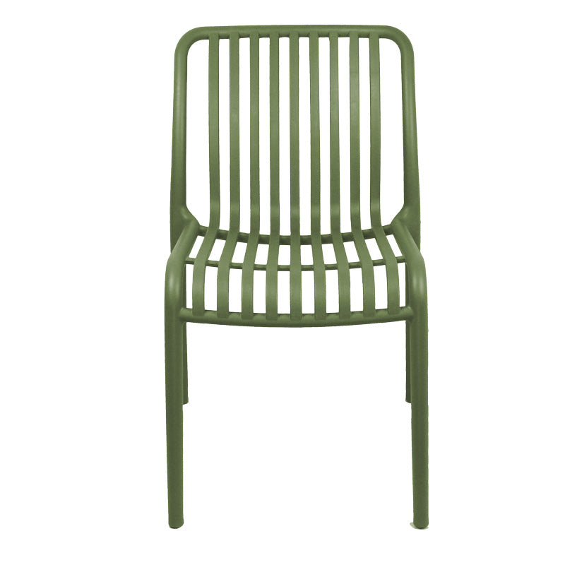 Zoi pp chair in dark green shade 42x58x79cm