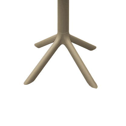 Merkon pp table in cappuccino shade D60x75cm