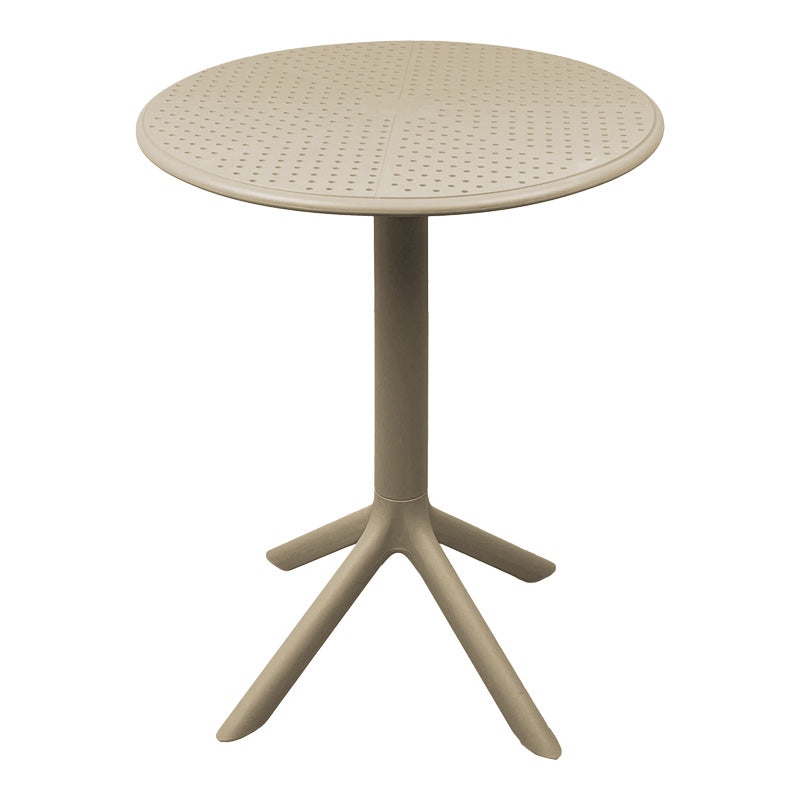 Merkon pp table in cappuccino shade D60x75cm