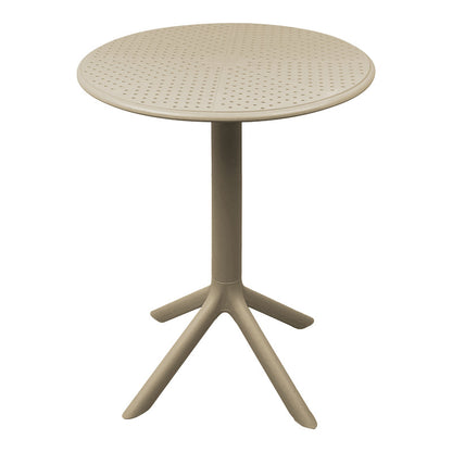 Merkon pp table in cappuccino shade D60x75cm