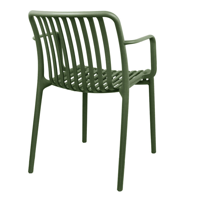 Armchair Zoi pp in dark green shade 54x57.5x79cm
