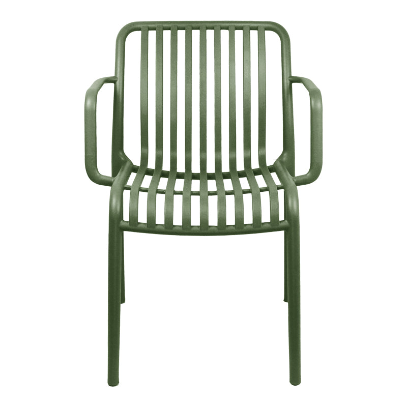 Armchair Zoi pp in dark green shade 54x57.5x79cm