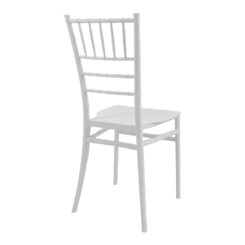Tiffany Ι pp chair in white shade 38.5x46.5x87cm
