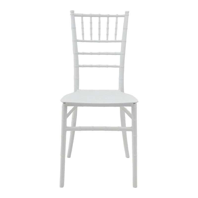 Tiffany Ι pp chair in white shade 38.5x46.5x87cm