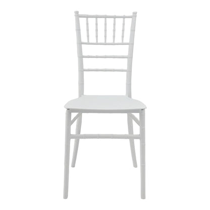 Tiffany Ι pp chair in white shade 38.5x46.5x87cm