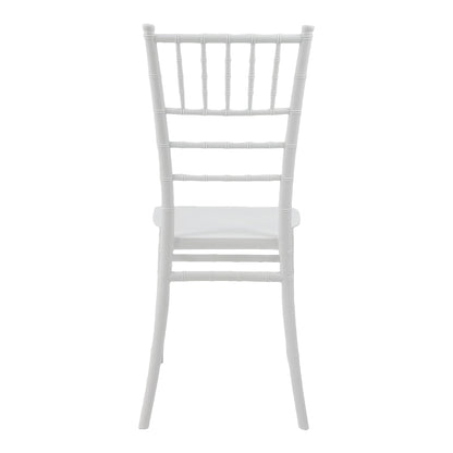 Tiffany Ι pp chair in white shade 38.5x46.5x87cm