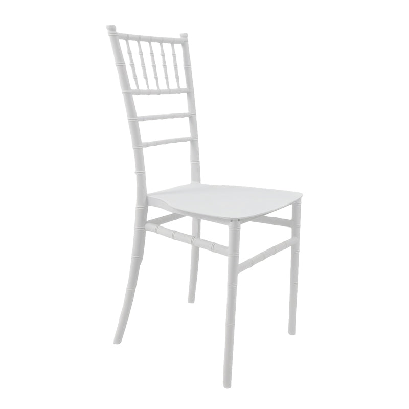 Tiffany Ι pp chair in white shade 38.5x46.5x87cm