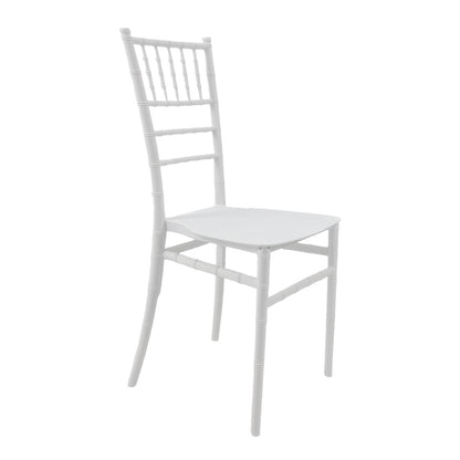 Tiffany Ι pp chair in white shade 38.5x46.5x87cm