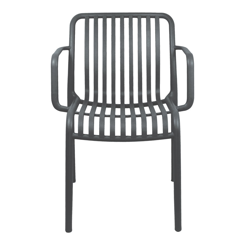 Armchair Zoi pp in anthracite 54x57.5x79cm