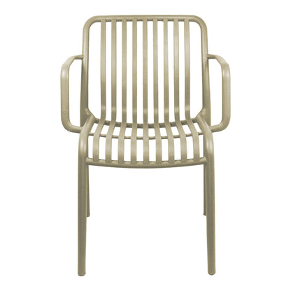 Armchair Zoi pp in cappuccino 54x57.5x79cm