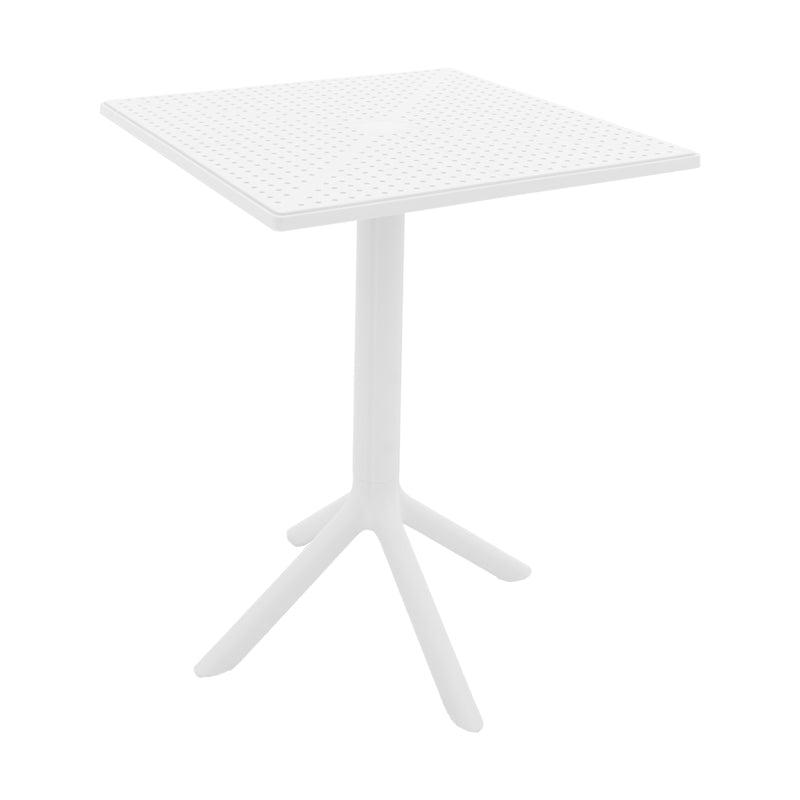 Groovy table pp perforated white 60x60x76cm