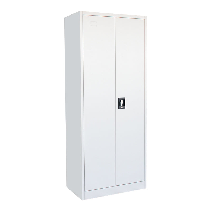 Metal wardrobe Ugren I Pakoworld in light grey shade 70x40x170cm.