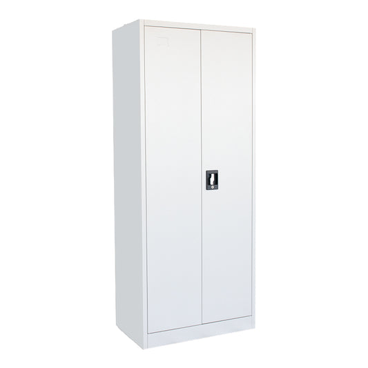 Metal wardrobe Ugren I Pakoworld in light grey shade 70x40x170cm.