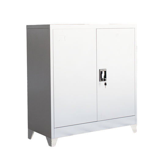 Armon I pakoworld metal cabinet in light gray color 90x40x100cm