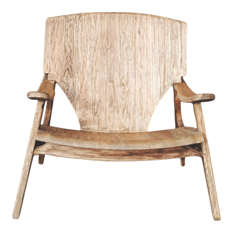 Armchair Brazin pakoworld natural teakwood 72x71x77cm