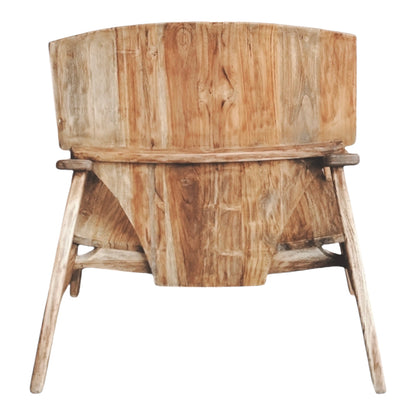 Armchair Brazin pakoworld natural teakwood 72x71x77cm