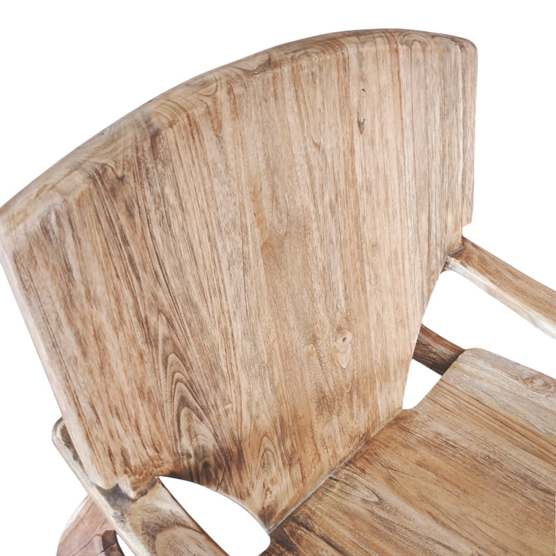 Armchair Brazin pakoworld natural teakwood 72x71x77cm