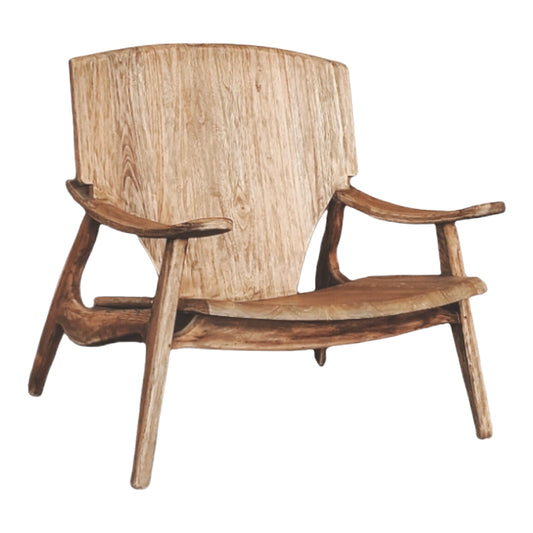 Armchair Brazin pakoworld natural teakwood 72x71x77cm