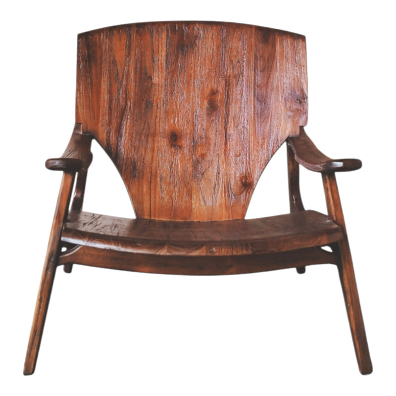 Armchair Brazin pakoworld dark brown teakwood 72x71x77cm