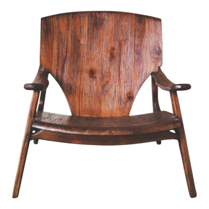 Armchair Brazin pakoworld dark brown teakwood 72x71x77cm