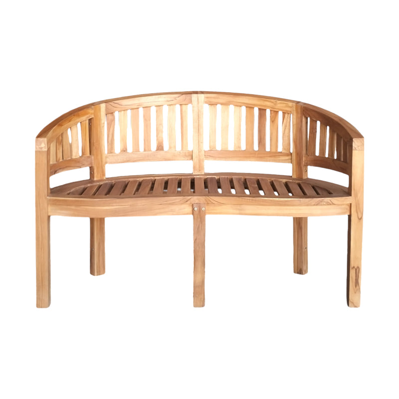 2 seater bench Coren pakoworld natural teakwood 130x61x87cm