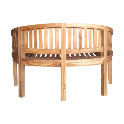 2 seater bench Coren pakoworld natural teakwood 130x61x87cm