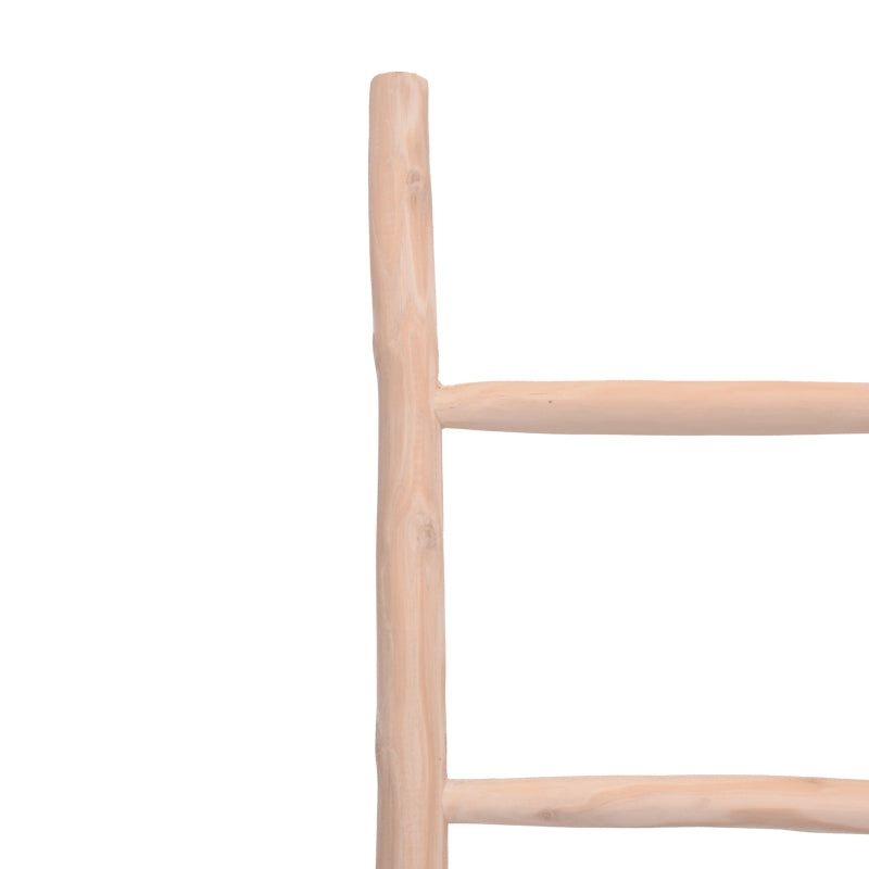 Morjeve pakoworld ladder natural color teak wood 50x6x160cm