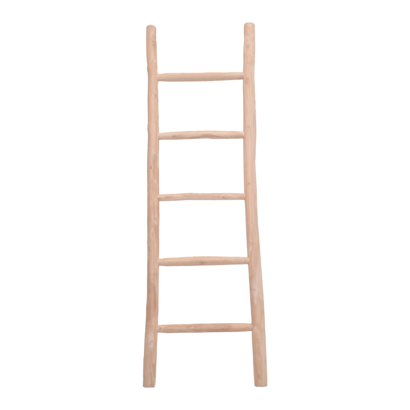 Morjeve pakoworld ladder natural color teak wood 50x6x160cm