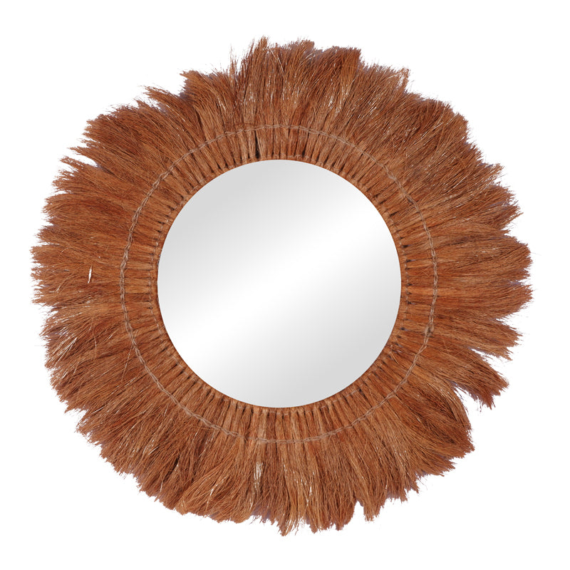 Огледало Seire Inart с матово покритие в естествен нюанс Φ50x8 см