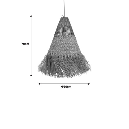 Vajem Inart mendong ceiling lamp in natural shade 50x50x70cm