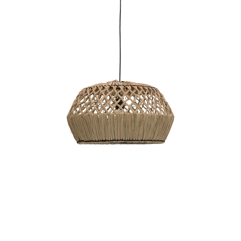 Fose Inart mendong ceiling lamp in natural shade D50x27cm