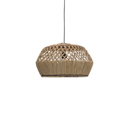 Fose Inart mendong ceiling lamp in natural shade D50x27cm