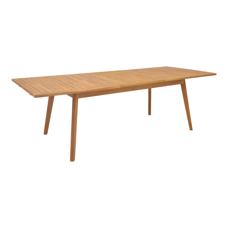 Pino table pakoworld expanding teak wood in natural shade 180/240x100x75cm