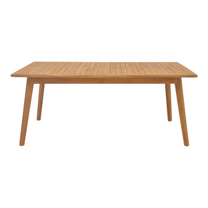 Pino table pakoworld expanding teak wood in natural shade 180/240x100x75cm