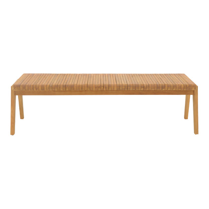 Polymorphic sofa-bench Jey pakoworld teak wood in natural shade 150x57.5x80cm