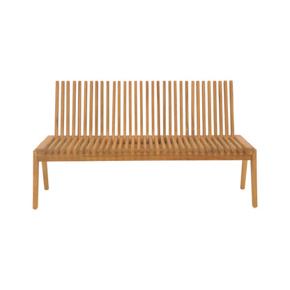 Polymorphic sofa-bench Jey pakoworld teak wood in natural shade 120x57.5x80cm